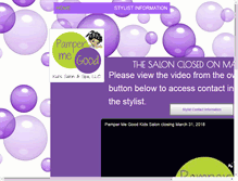 Tablet Screenshot of pmgsalon.com